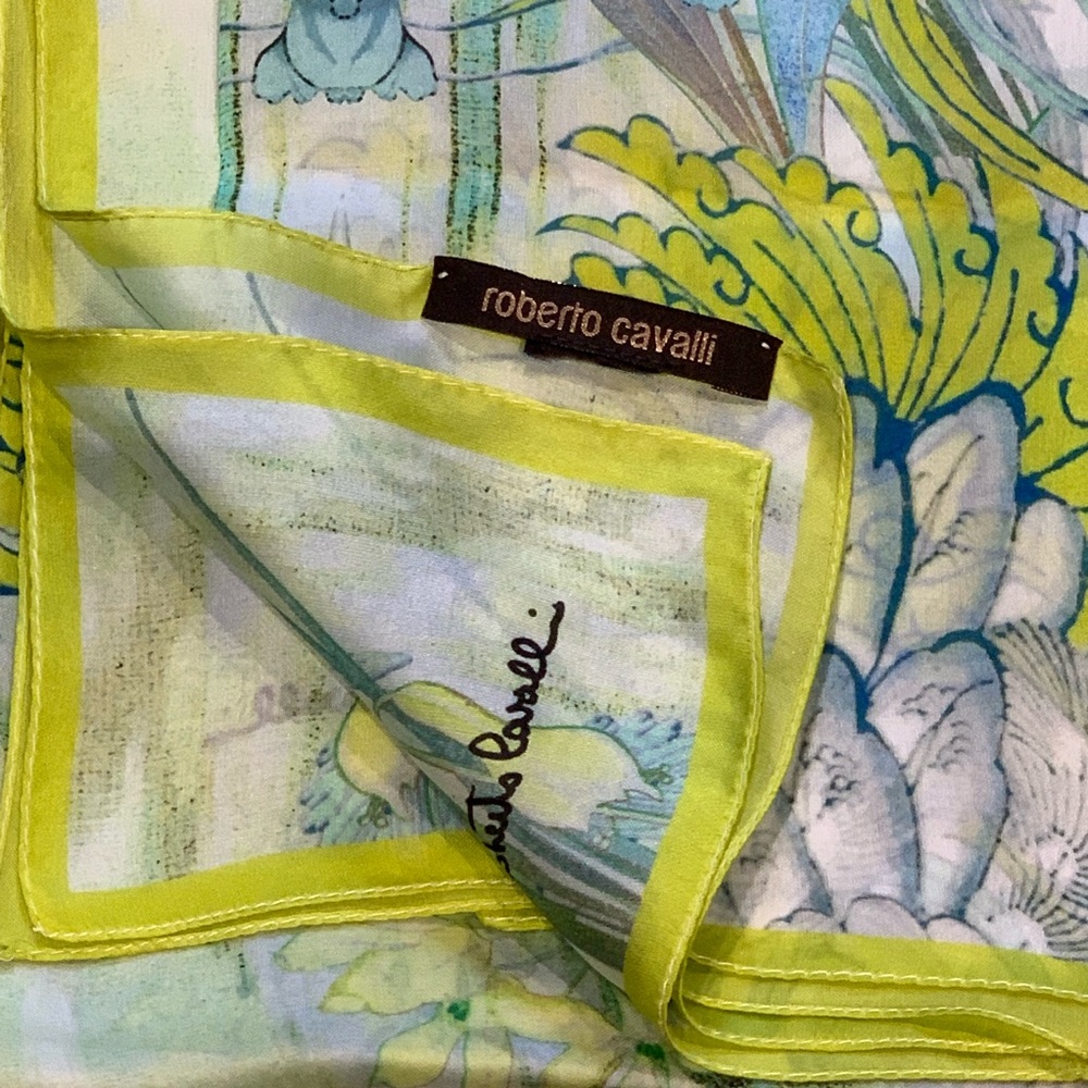 Roberto Cavalli Giant Silk Scarf